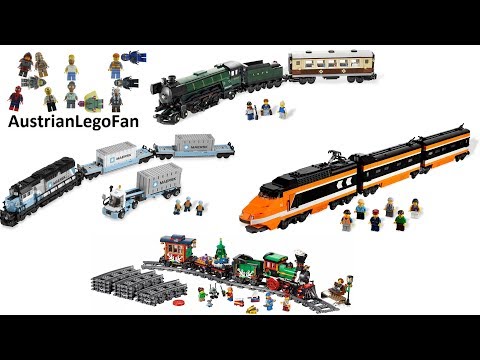 All Lego Creator Trains 2009 - 2016 - Lego Speed Build Review