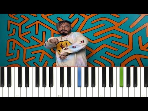 J Balvin, Willy William / Mi Gente / Piano Tutorial Facil / Synthesia