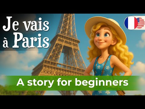 Je vais à Paris - A Simple Story to Learn French for beginners (A1-A2)