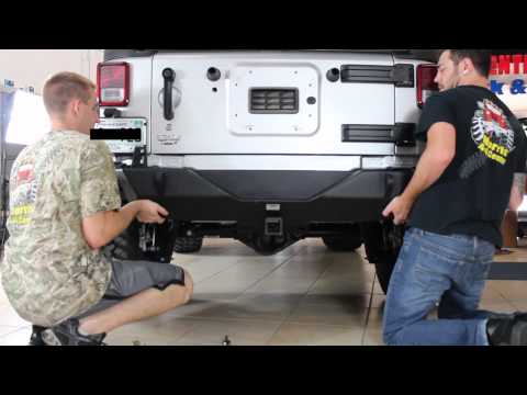 Morris 4x4 Center Smitybilt Rear Bumper Installation