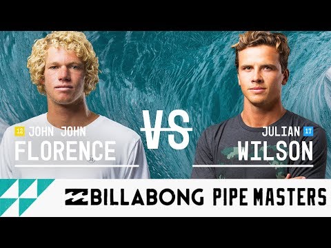 John John Florence vs. Julian Wilson - Quarterfinals, Heat 2 - Billabong Pipe Masters 2017