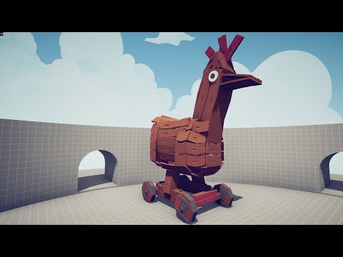 TABS | NEW Trojan Chicken Vs Every Units Totally Accurate Battle Simulator