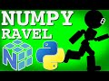 Python Numpy Tutorial - How to use np.ravel