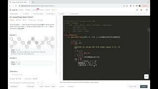 YouTube video 'leetcode 95. Unique Binary Search Trees II - recursion'