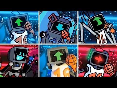 Friday Night Funkin' - LCD but everytime it's Hex 2.0 turn a Different Skin Mod is used