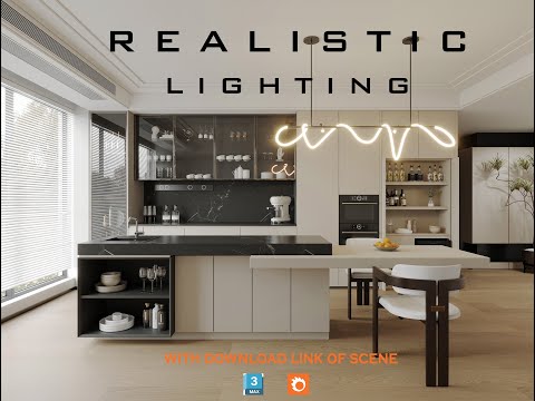 Photorealistic Interior Rendering Tutorial | Kitchen Lighting | 3ds Max + Corona Renderer