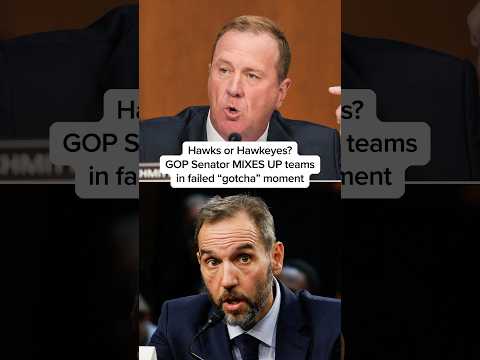 Hawks or Hawkeyes? GOP Senator MIXES UP teams in failed 'gotcha' moment