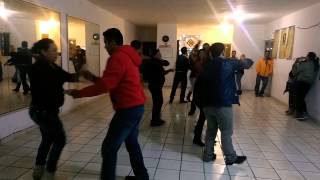 Vestidito negro metal fiesta de fin de año