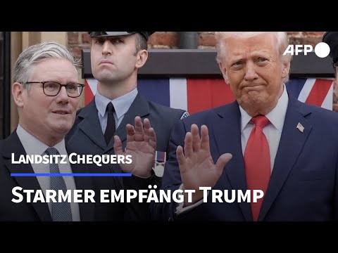 Britischer Premier Starmer empfängt Trump | AFP