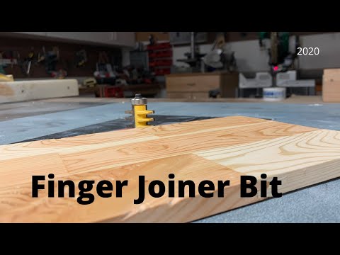 Using a Finger Joiner Bit on Pallet Wood