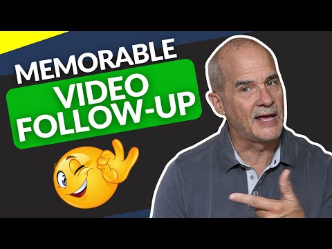 How to Record a Follow-Up Video that Gets Remembered | 5 Minute Sales Training