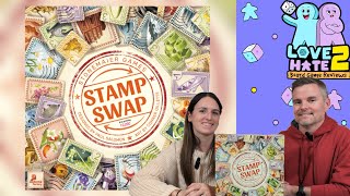 Stamp Swap - A Non-Gamer's Review Of This 'I Split You Choose' Stamp Collector Game