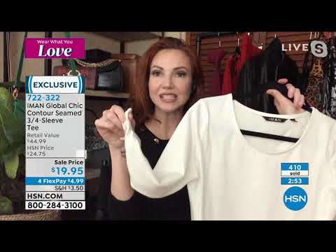 HSN | IMAN Global Chic Fashions 01.07.2021 - 08 PM