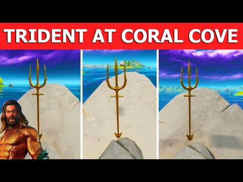 Claim Your Trident at Coral Cove! ALL LOCATIONS! Fortnite Aquaman Challenges Week 5 (Unlock Trident)