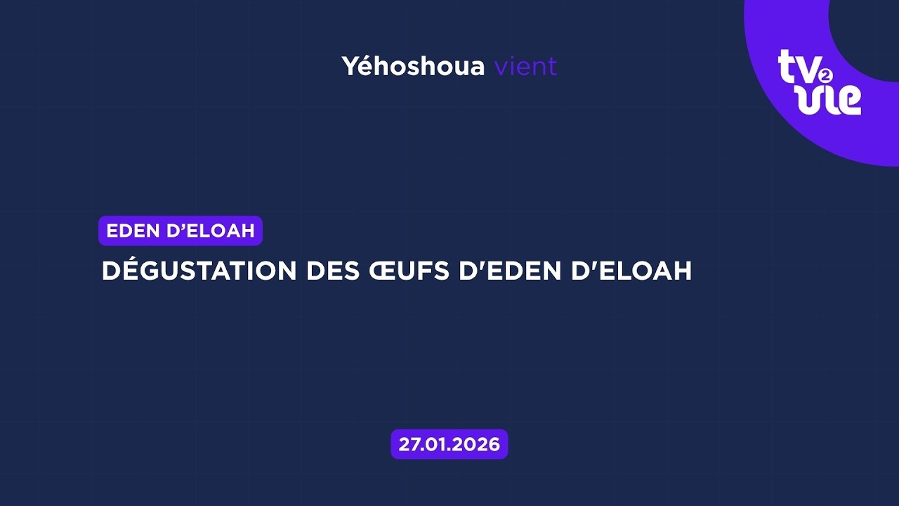 Thumbnail of video: Dégustation des œufs d'Eden d'Eloah