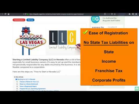 , title : 'How To Start a Limited Liability Company in Nevada'