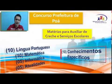 Concurso Prefeiura de Poá - Dicas de Concursos