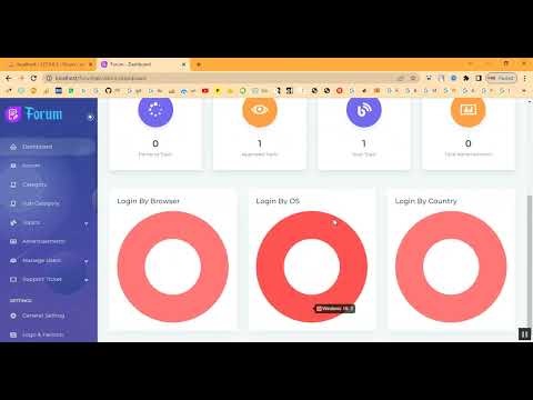 Forum Management System in PHP Application Projects