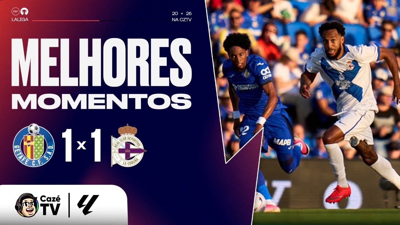 MELHORES MOMENTOS: GETAFE 1 x 1 A CORUÑA | LALIGA 26/27 | 5ª RODADA