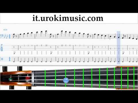 Corso di Violoncello J-Ax & Fedez ft. Alessandra Amoroso - Piccole cose Tablature Tab Parte#1 um