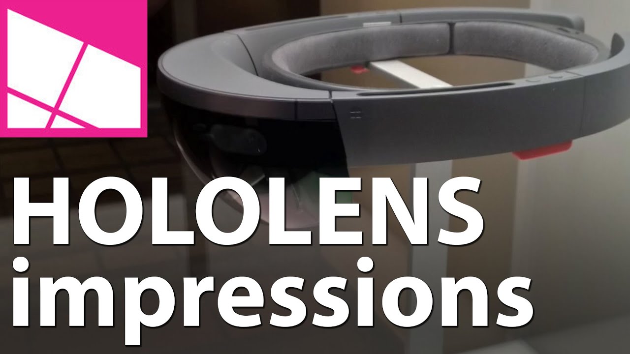 HoloLens impressions and thoughts from Build 2015 - YouTube