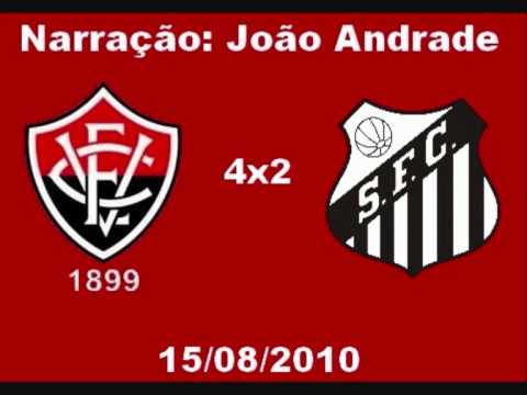 4º gol do Vitória - Schwenck - Vitória 4x2 Santos - 15/08/2010