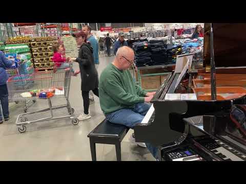 Imagine and Lady Madonna (Beatles) on Yamaha Piano at Costco