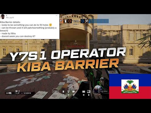 Y7S1 'Kiba Barrier' & Haiti Operator/New Maps/Weapon POF9- Rainbow Six Siege Leaks