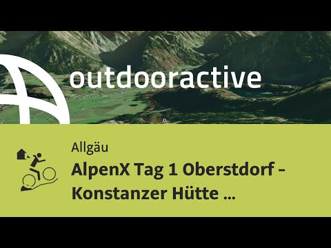 MTB Transalptour im Allgäu: AlpenX Tag 1 Oberstdorf - Konstanzer Hütte V1.0