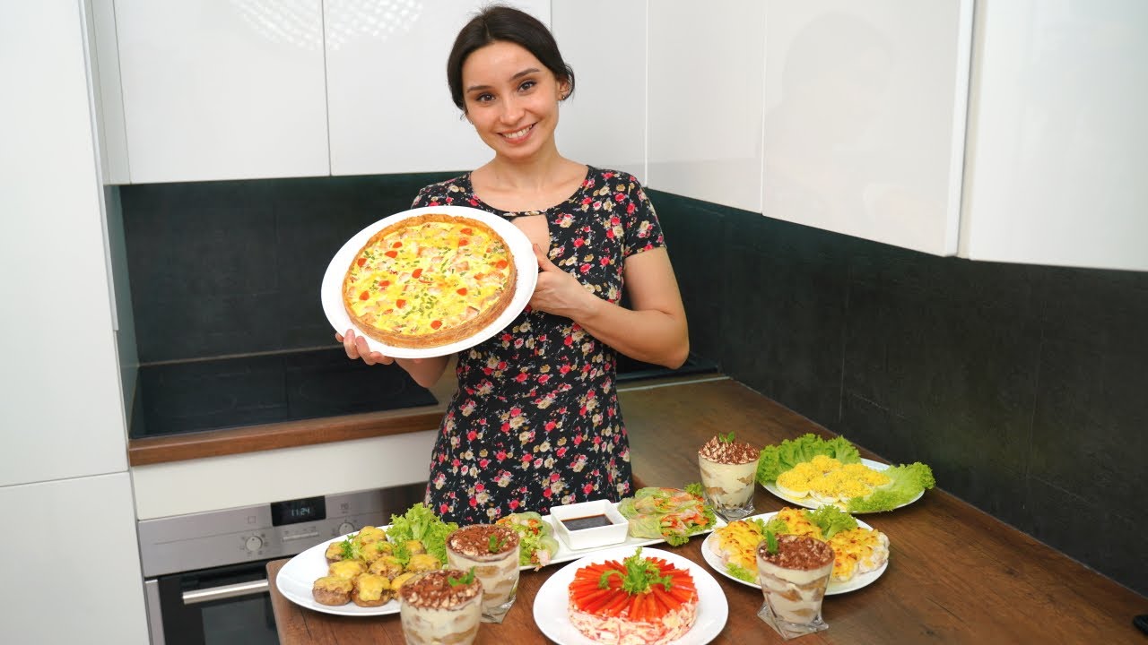 Праздничный стол на 8 Марта, День Рождения или на праздник! Вкусные блюда на каждый праздник!