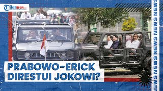 Kedekatan Jokowi-Prabowo-Erick Naik Mobil Maung, Sinyal Presiden Restui Menhan di Pilpres 2024?