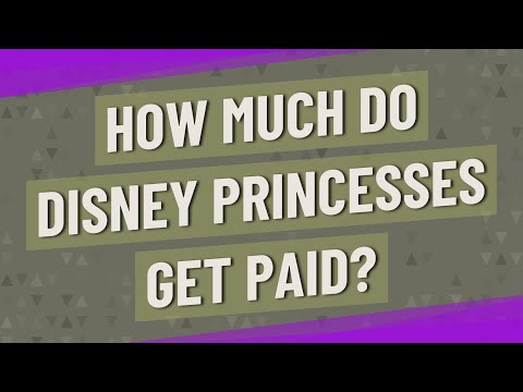 YouTube video about: How much do disney princesses get paid?