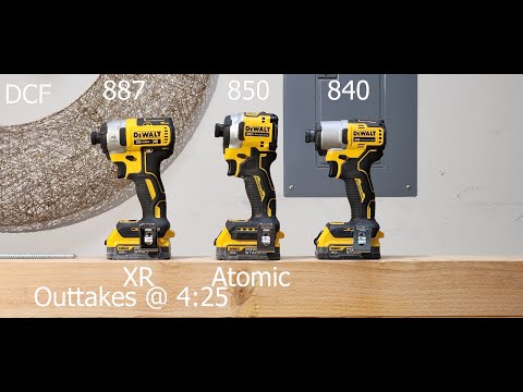 Dewalt Impact 840 vs 850 vs 887