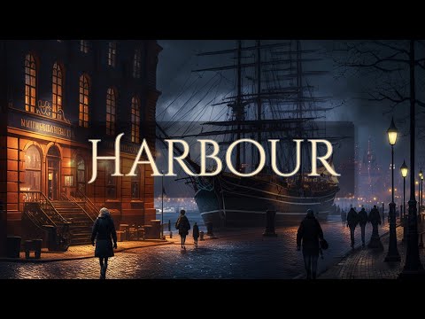 Harbour Ambience and Music | ambient music and sounds of wild sea, ships and people #ambientmusic
