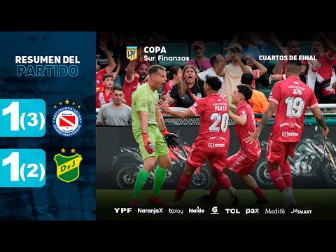 ARGENTINOS 1 (3) - 1 (2) DEFENSA Y JUSTICIA I Resumen del partido I #CopaSurFinanzas 2024