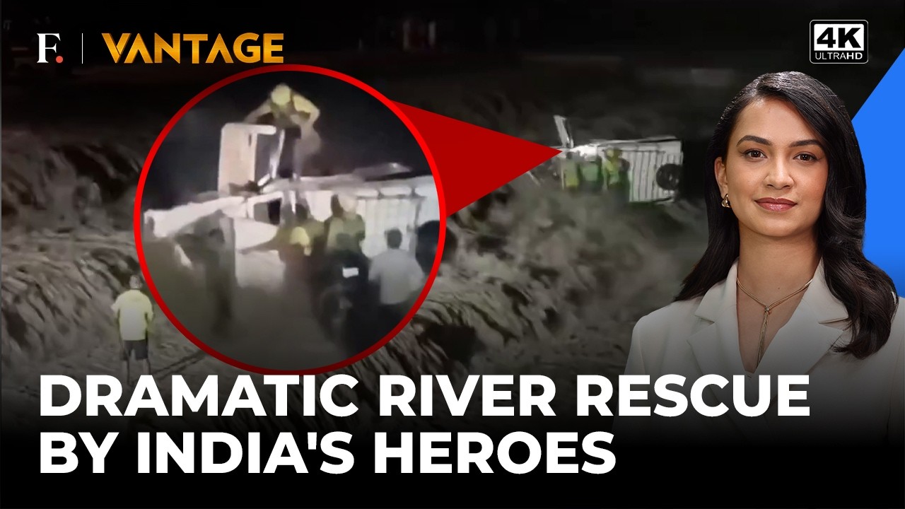 India: Hair-Raising River Rescue In Uttarakhand; Dramatic Moment On Cam | Vantage on Firstpost | 4K