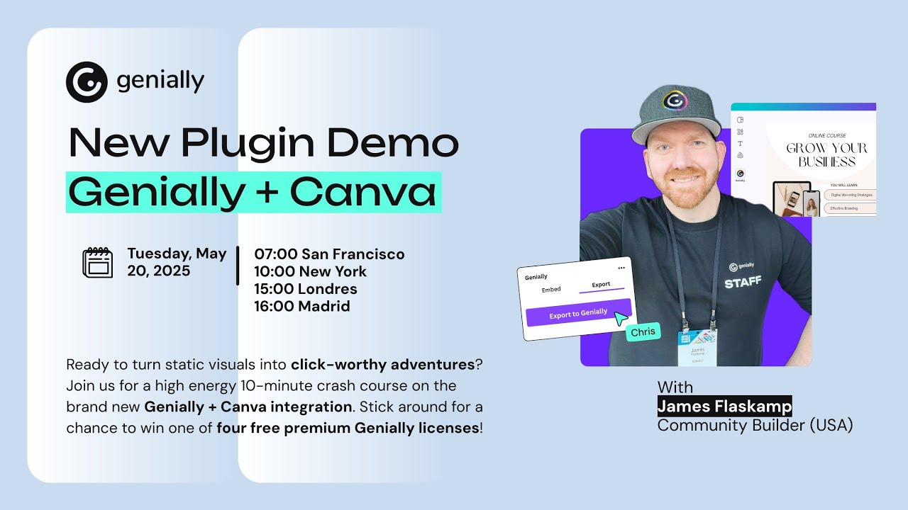 New Plugin Demo Genially + Canva