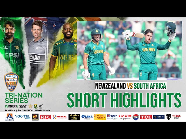 Short Highlights | New Zealand vs South Africa | 2nd ODI | Tri-Nation Series 2025 | PCB | M2J1A