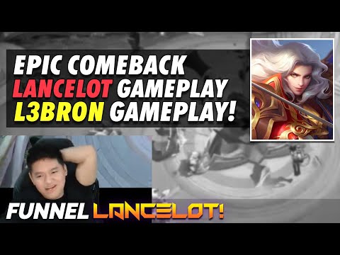 L3BRON LANCELOT EPIC COMEBACK GAMEPLAY! LANCELOT BEST BUILD ITEM 2020 | MOBILE LEGENDS