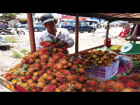Cheap Street Food, Street Fast Foods Along Veng Sreng Street