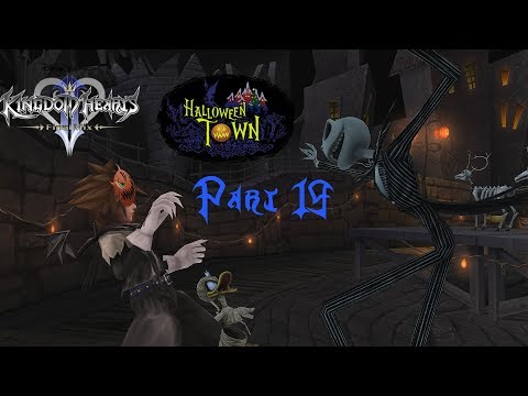Kingdom Hearts II Final Mix Walkthrough - [Pt.19] - Halloween Town (1st Visit)