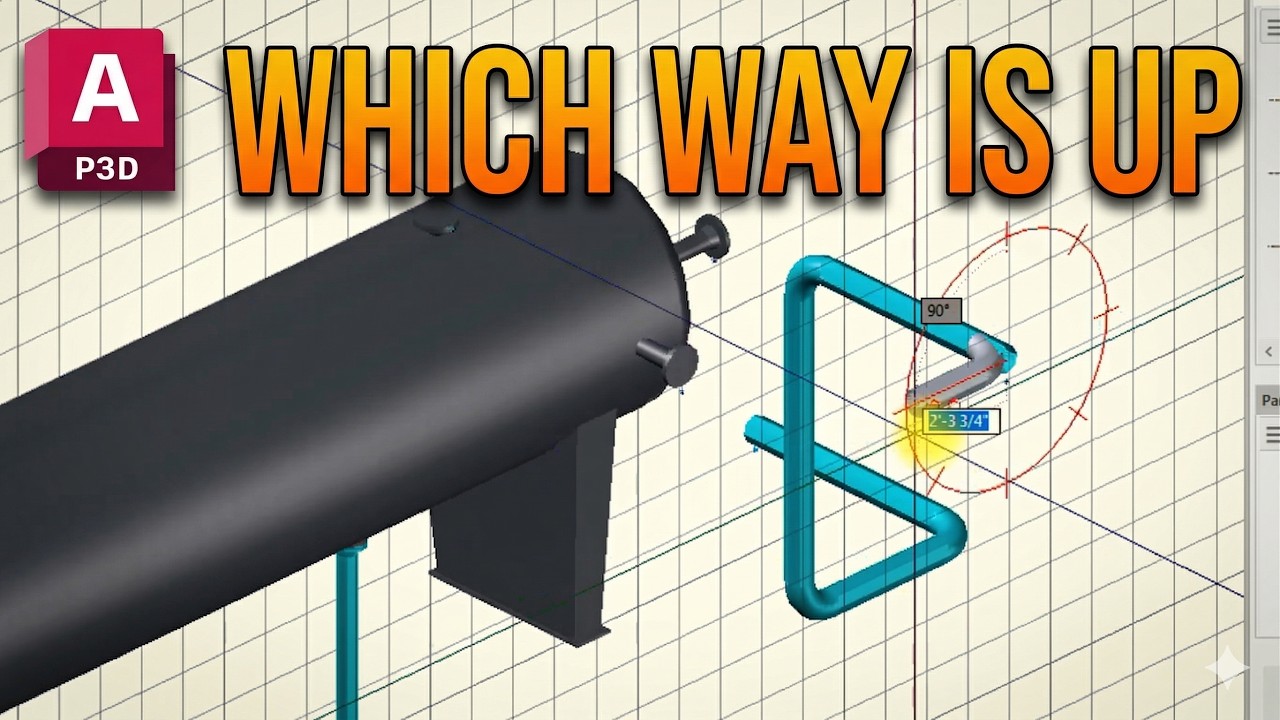 AutoCAD Plant 3D Pipe Routing Basics