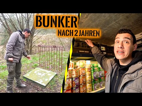 Selbstgebauter PREPPER BUNKER nach 2 Jahren - Ist er noch funktionsfähig? | Survival Mattin