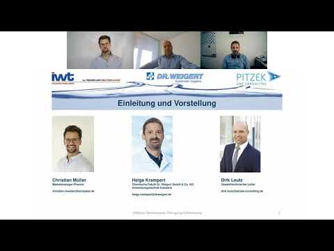Webinar ,,Der Weg zur GMP-gerechten automatisierten Teileaufbereitung“ - Dr. Weigert