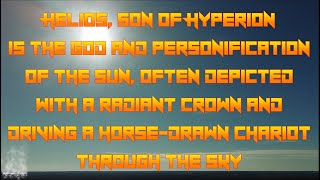 Rotting Christ ~ Helios Hyperion (lyrics)