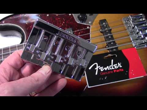 Fender High Mass Bridge mod for Jazz Bass V Deluxe MIM
