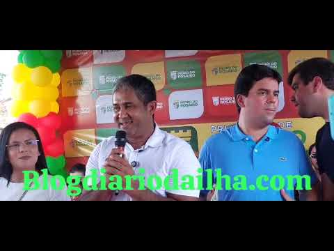 PEDRO DO ROSÁRIO (MA): Prefeito Toca Serra inaugura com o Ministro André Fufuca. POR LIMA K LIMA
