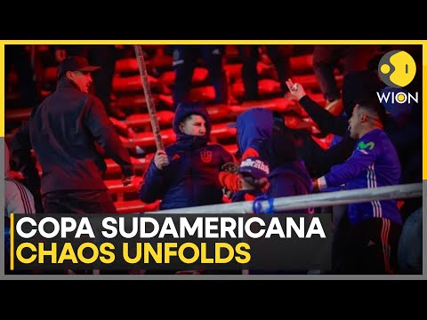 Copa Sudamericana Match Abandoned After Violent Fan Clashes Erupts | WION