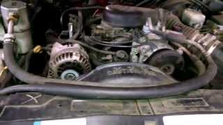 Belt noise squeal flopping 1998 Chevrolet S10 Blazer pickup