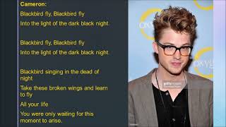 Blackbird Glee Project Lyrics